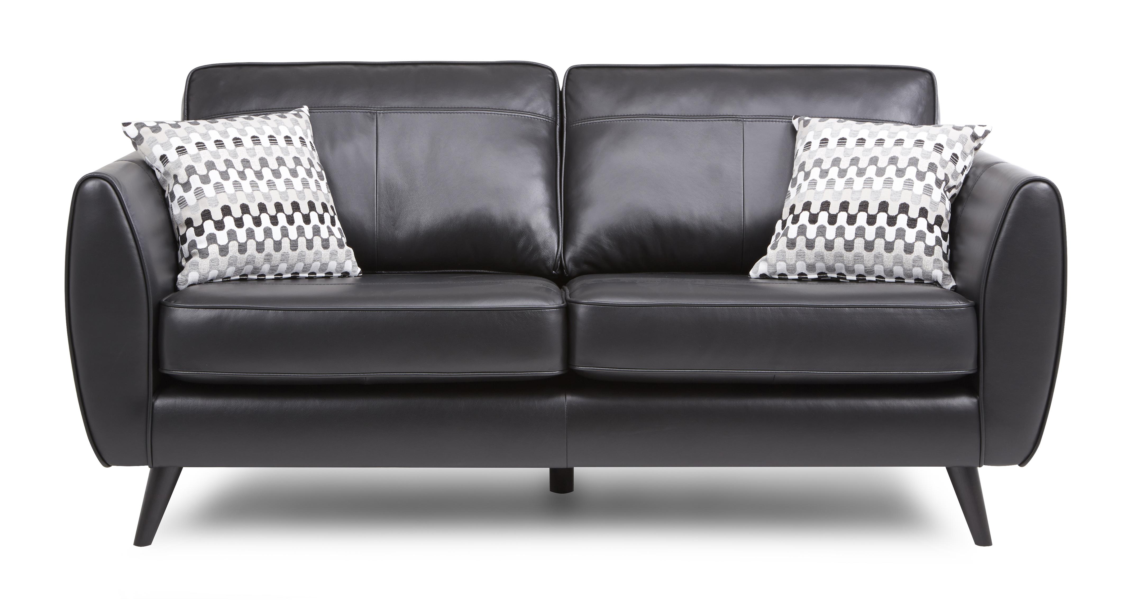 Aurora Leather 3 Seater Sofa Brooke