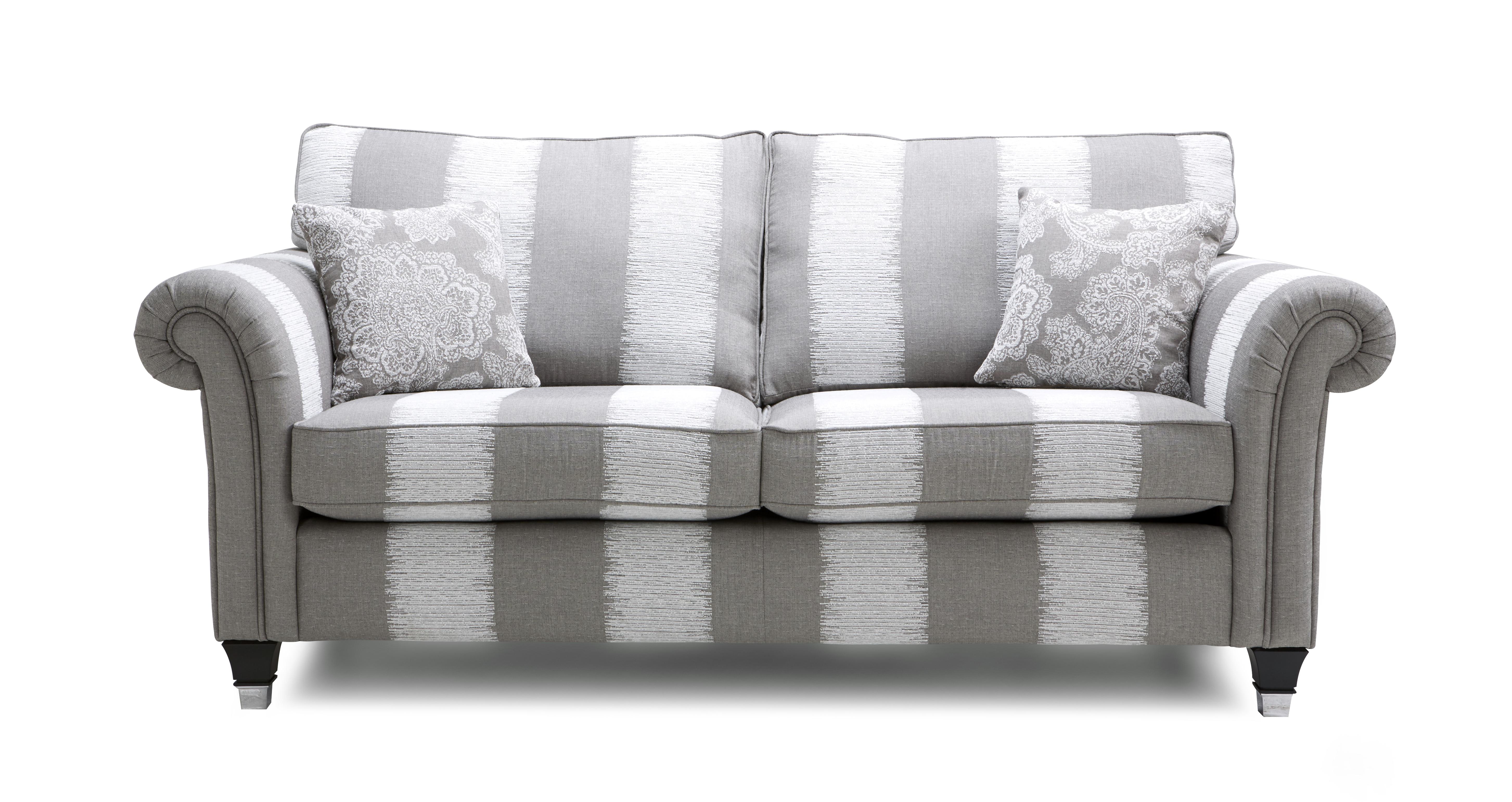 Bellagio Stripe 3 Seater Formal Back Sofa Bellagio Stripe ...