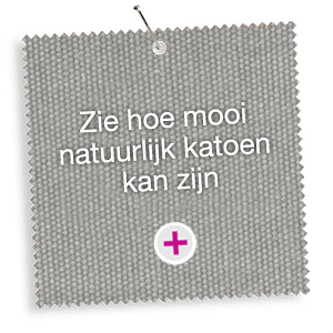 Zie how mooi natuurlijk katoen kan zijn Zie how mooi natuurlijk katoen kan zijn