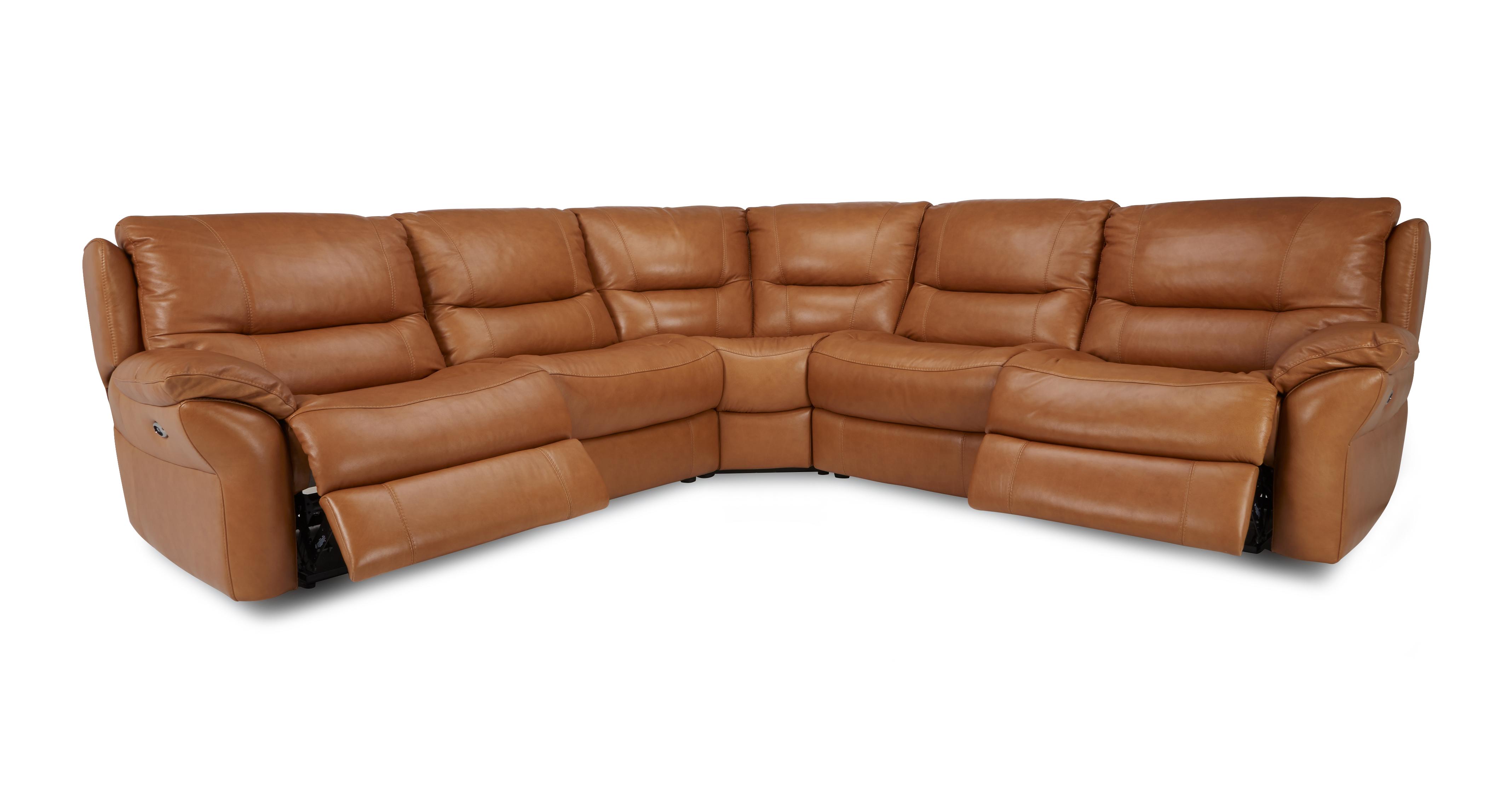 Carmello Option C 2 Corner 2 Electric Double Recliner Sofa