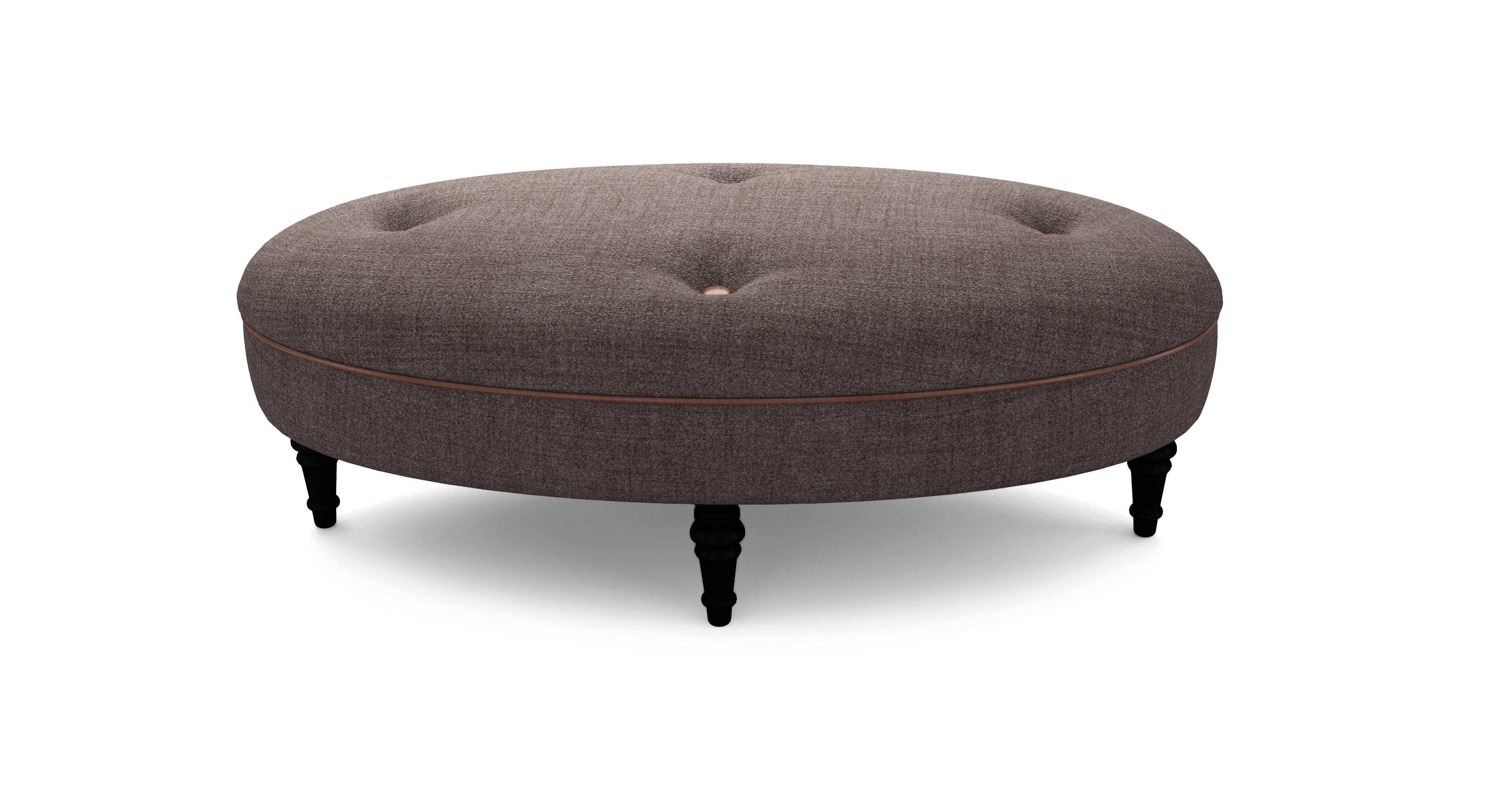 Concerto Plain Oval Footstool (Alternative Fabric) Moray DFS