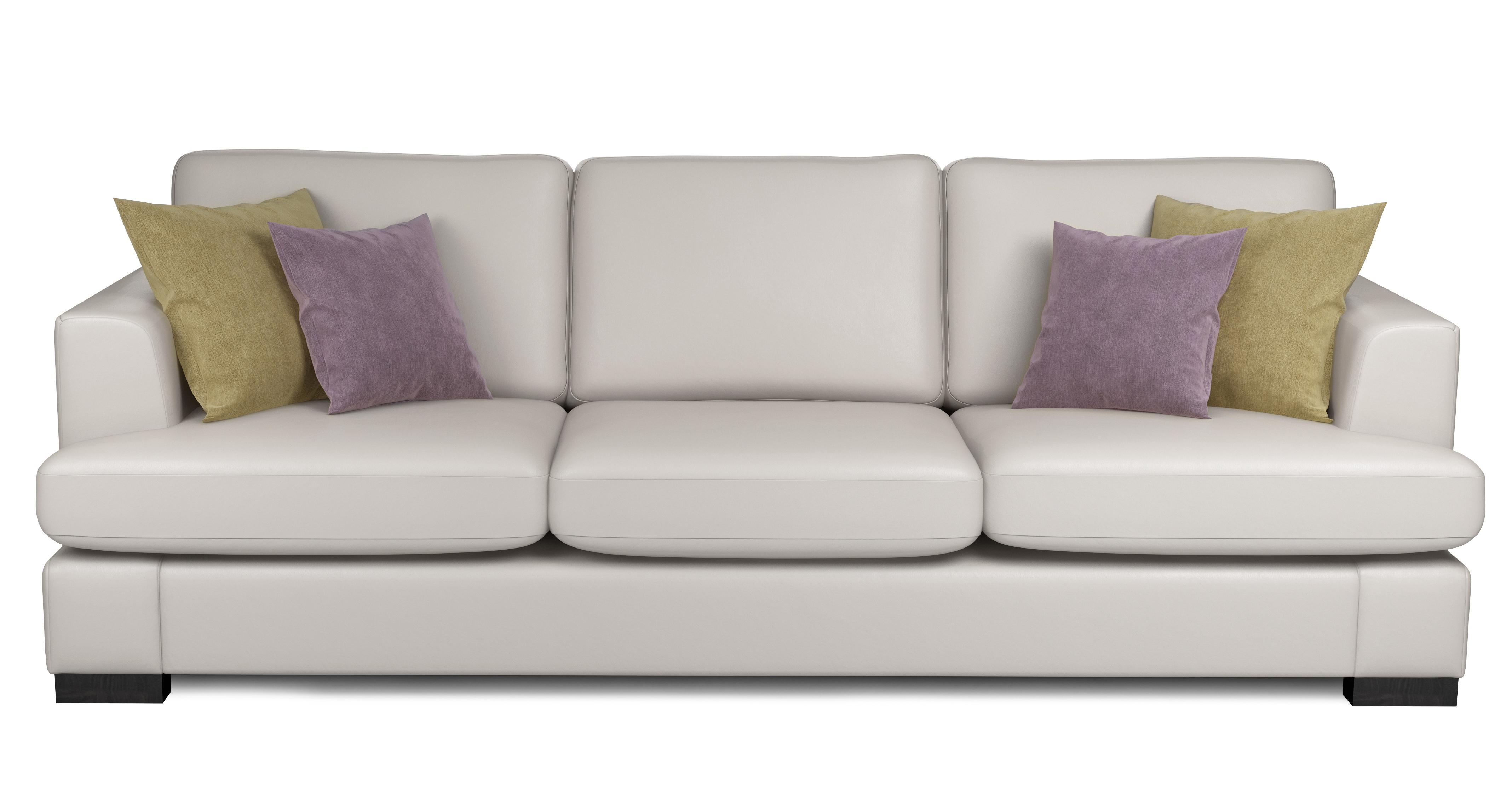 4 seater leather sofa dfs