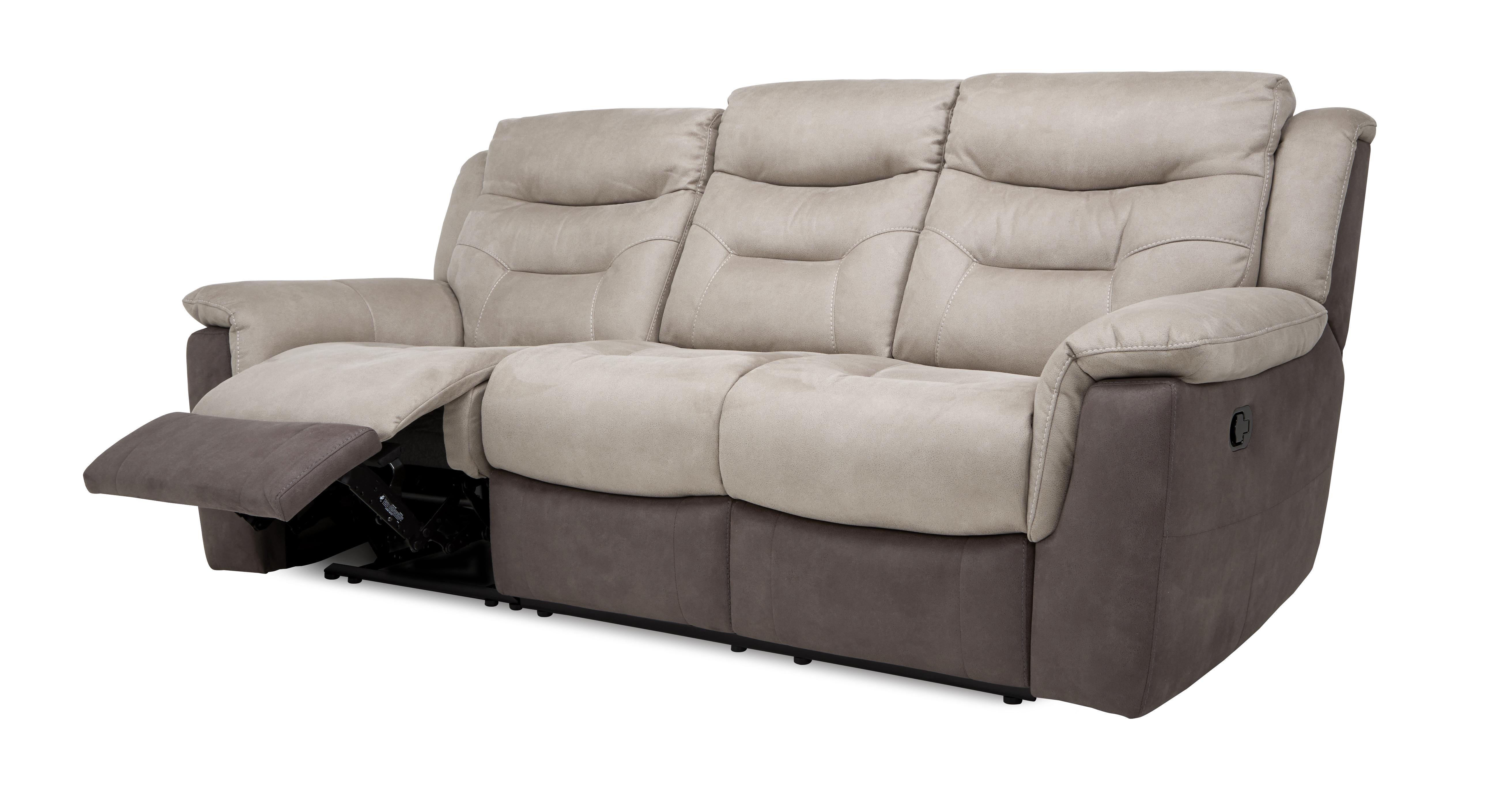 Garrick 3 Seater Manual Recliner Arizona