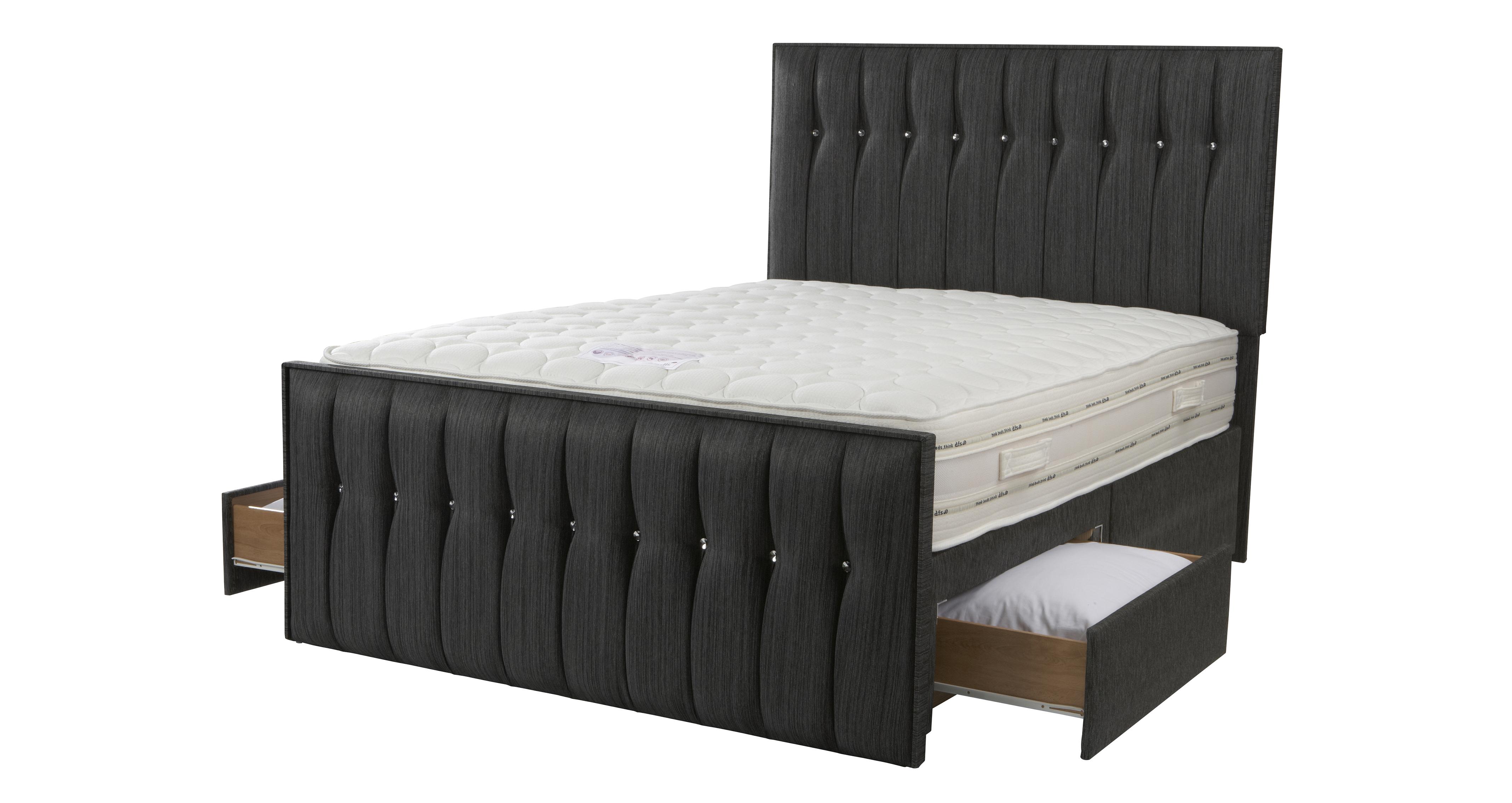 Glitz Double 2 Drawer Bed DFS Ireland