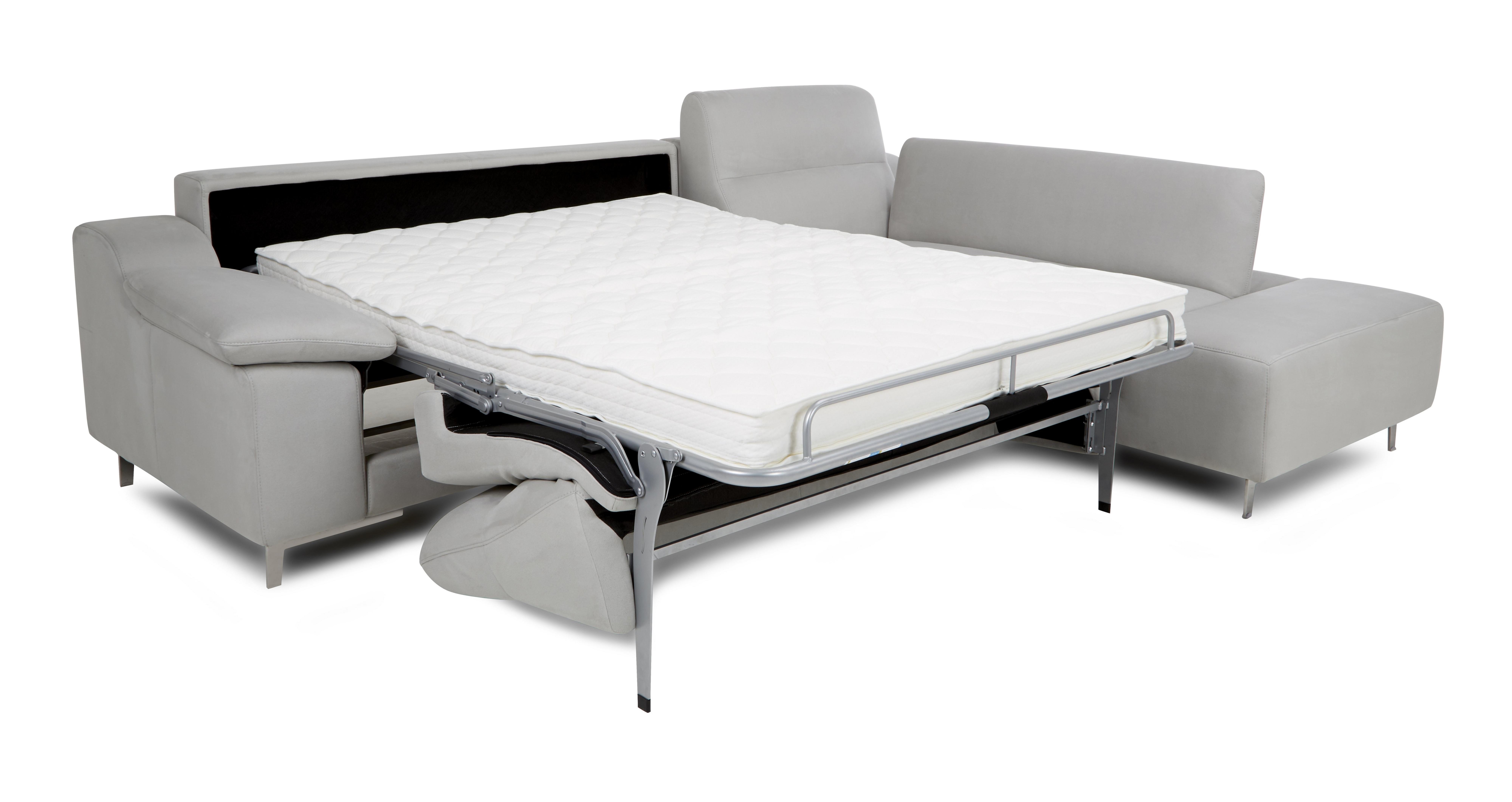 Guest Left Hand Facing 3 Seater Corner Sofa Bed Momentum