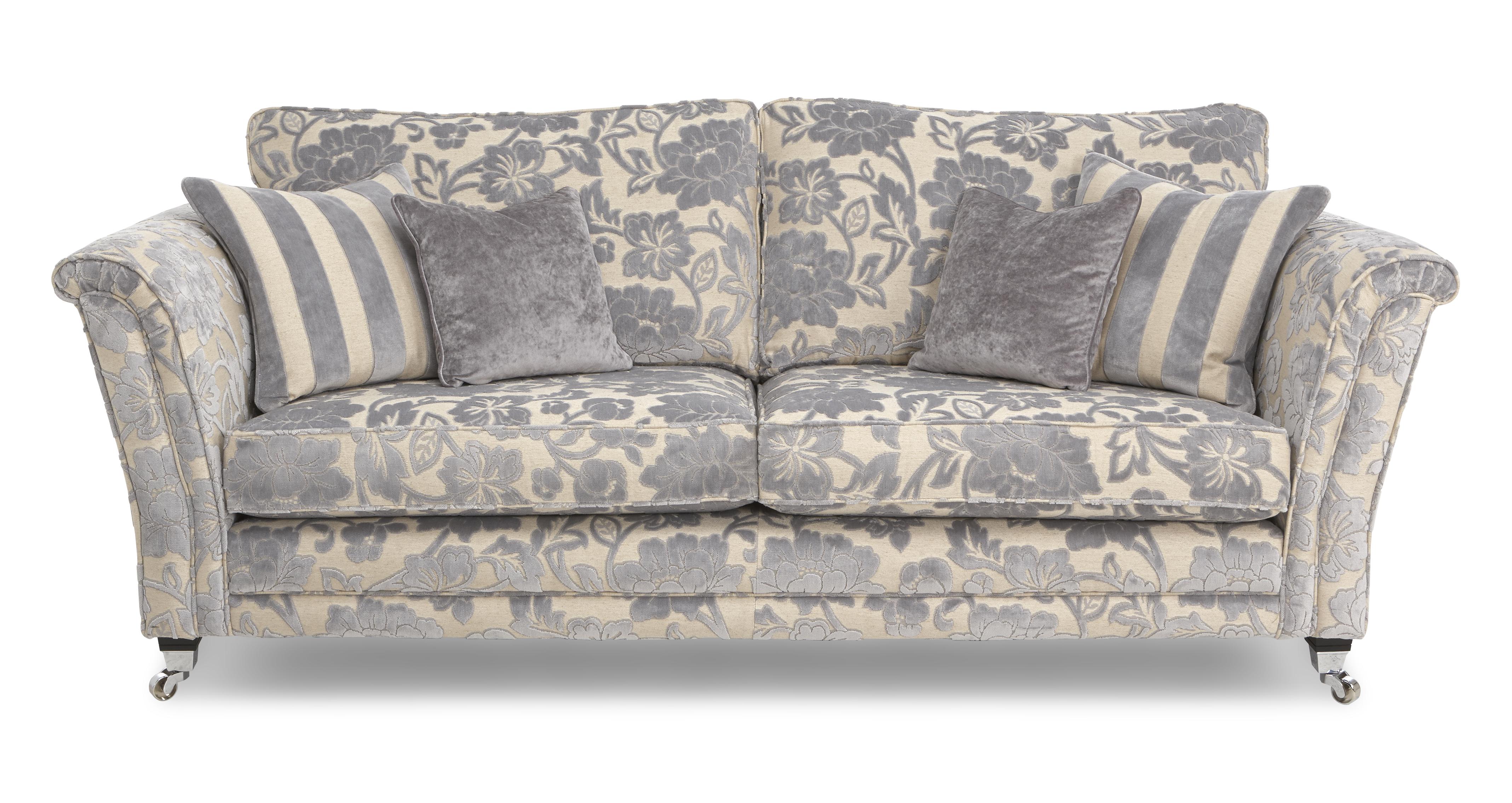 Hogarth Floral 4 Seater Sofa Hogarth Floral DFS
