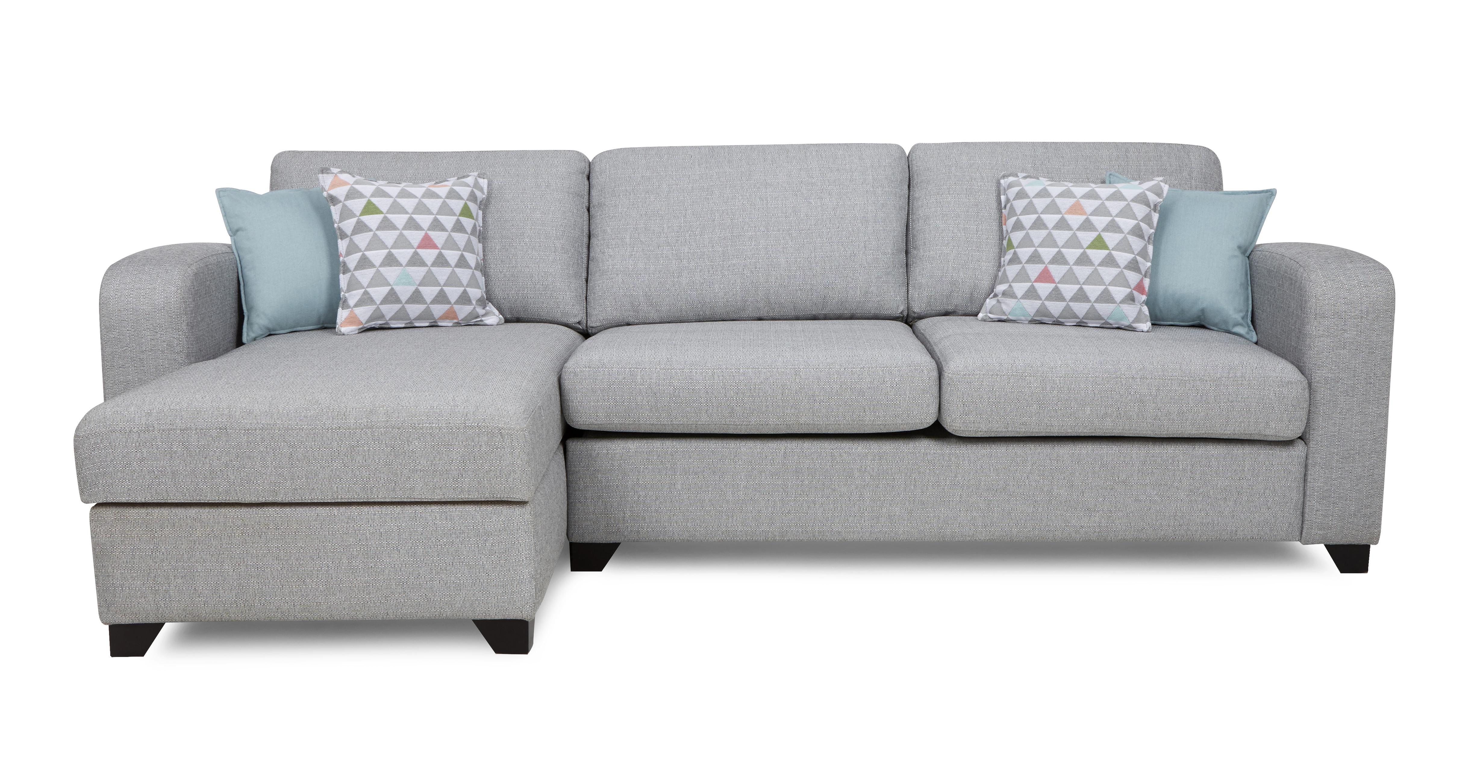 Lydia Left Hand Facing Chaise End 3 Seater Supreme Sofa Bed DFS Ireland