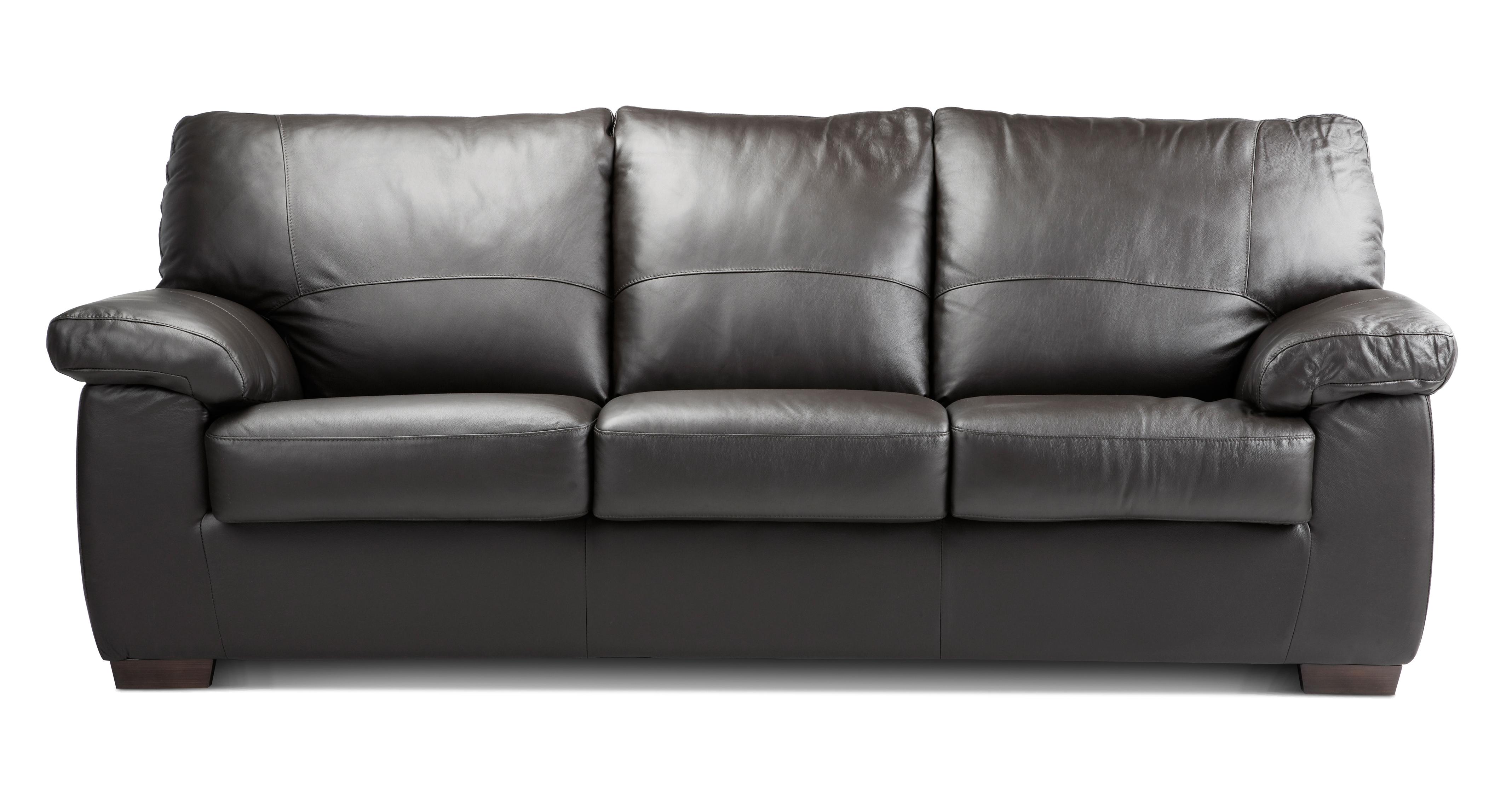 Pavilion Leather And Leather Look 3 Seater Deluxe Sofa Bed