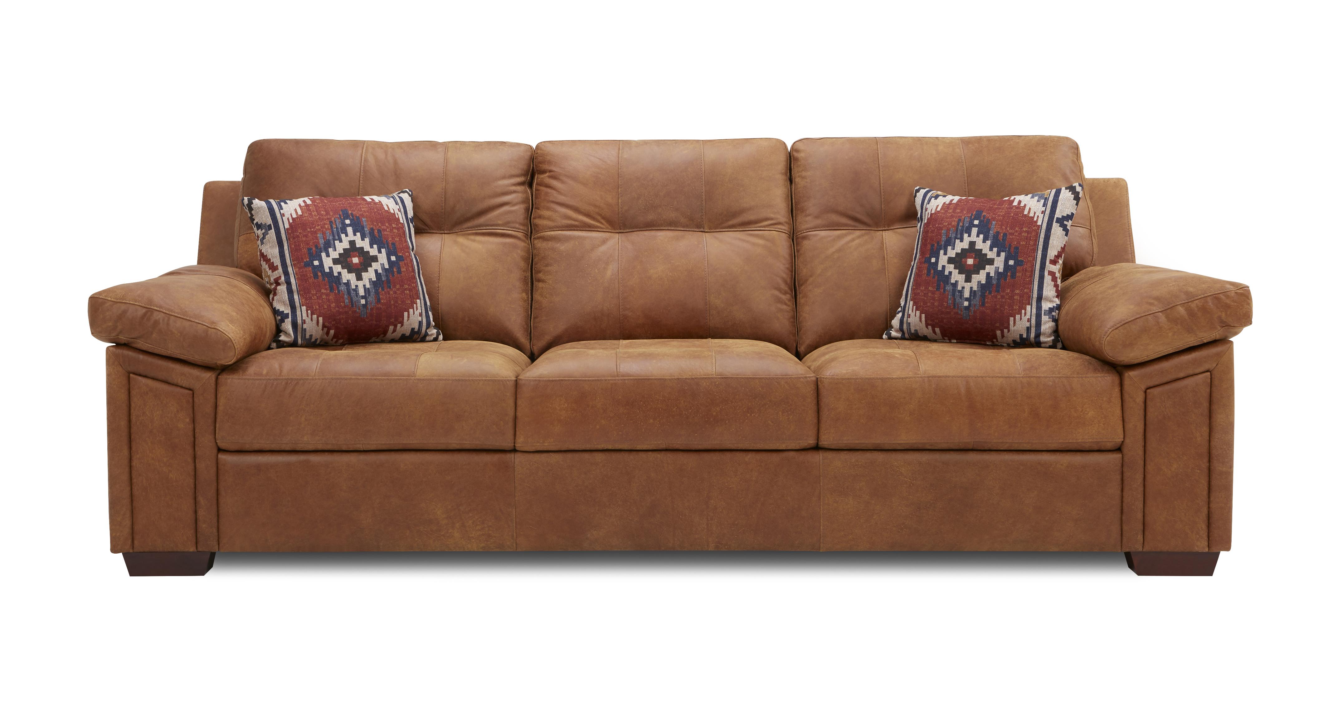 Romana 3 Seater Sofa Saddle DFS Ireland