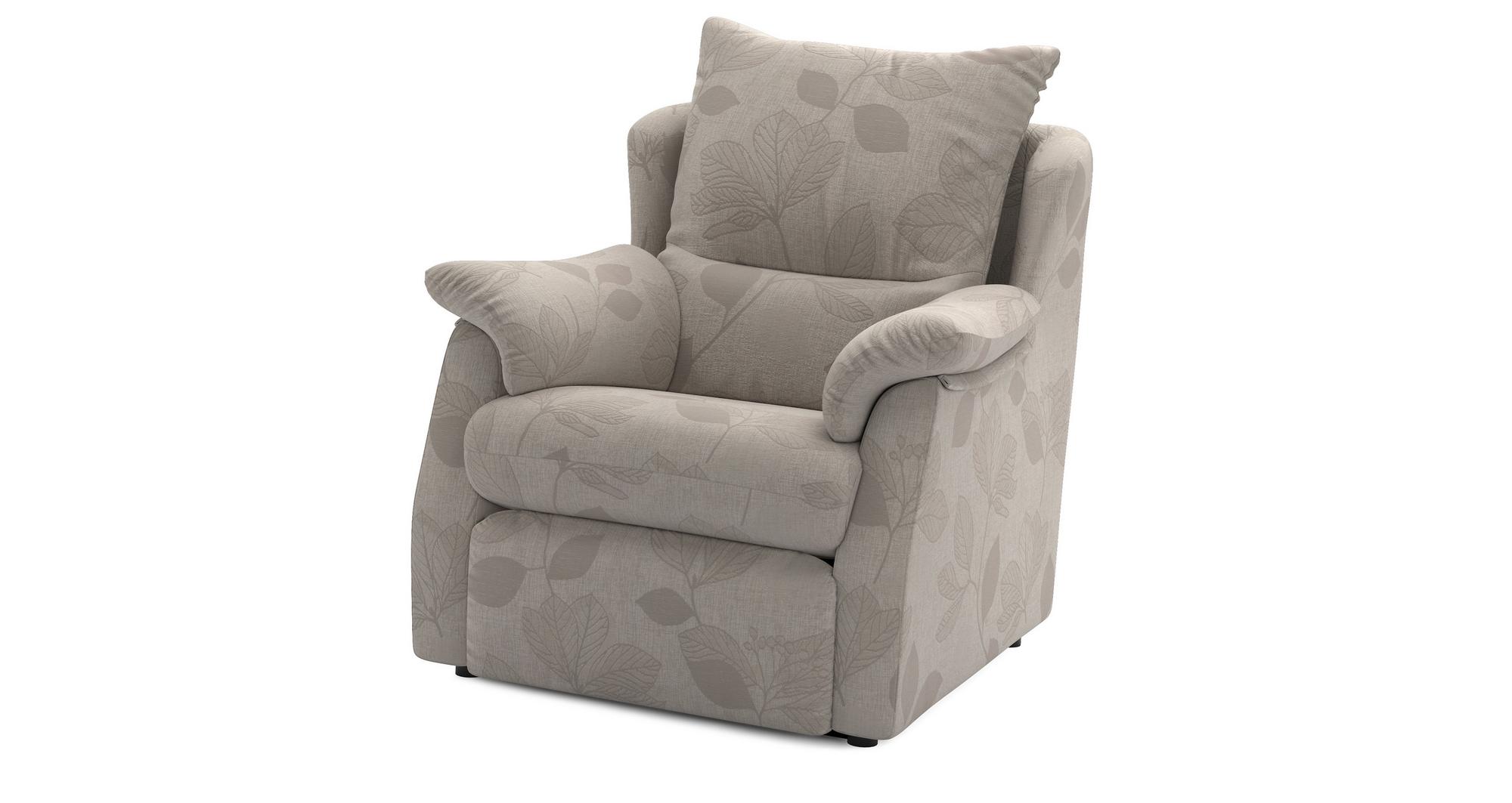 DFS Stow Camel Fabric 2 Seater Sofa &amp; Manual Recliner Chair