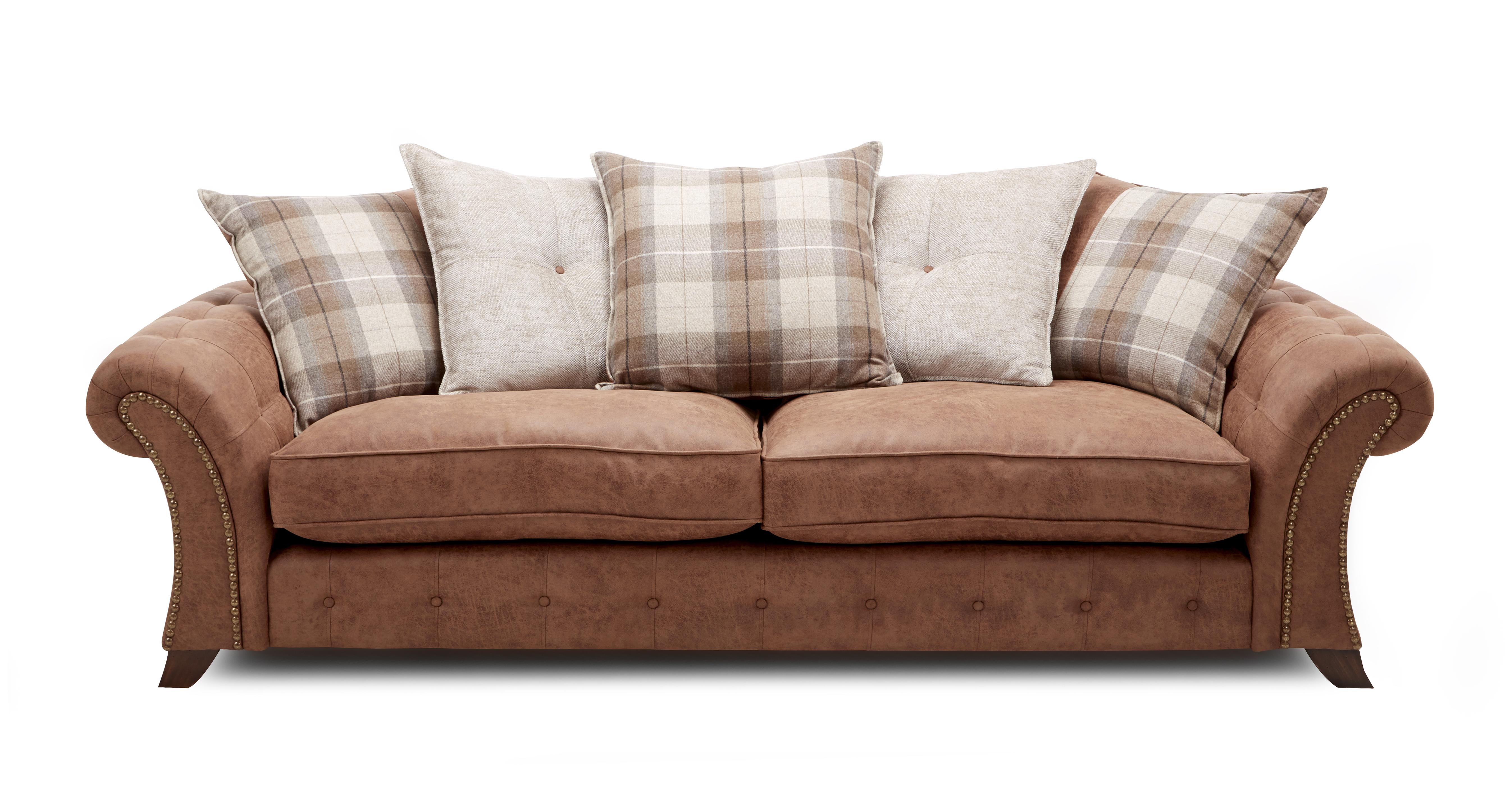 Woodland 4 Seater Pillow Back Sofa Oakland