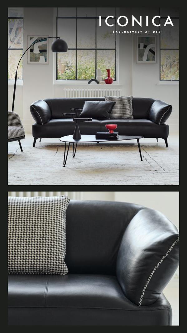 how to style a black sofa with rennzo sofa