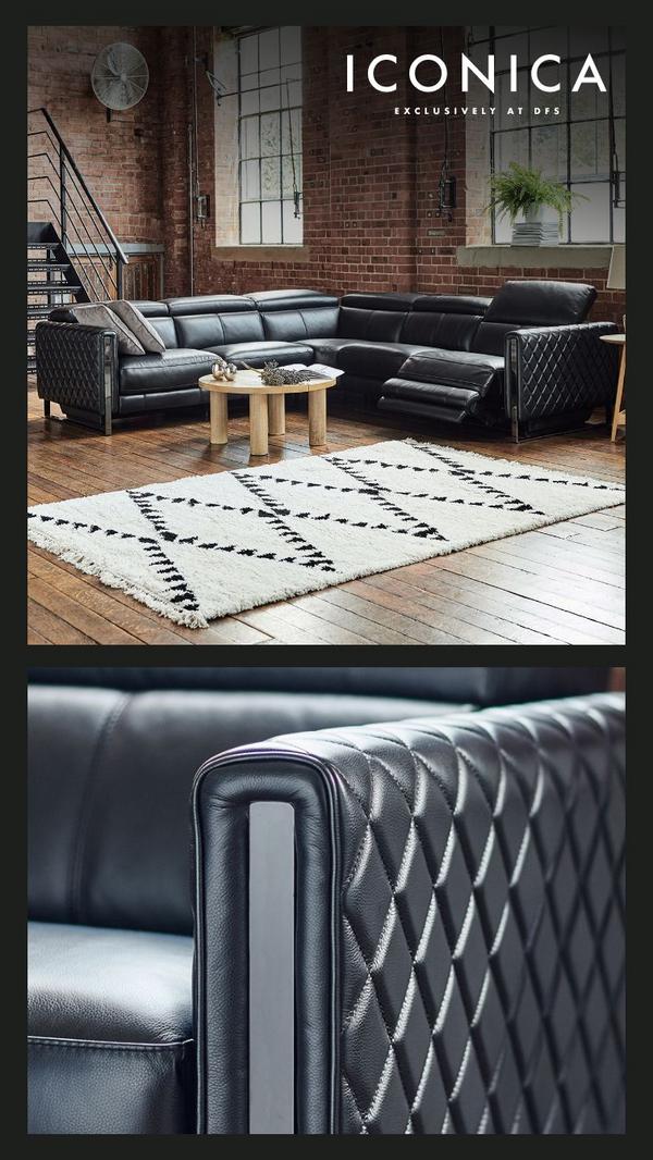 how to style a black sofa with vortex sofa