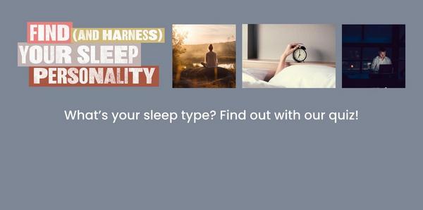 Take our sleep personality quiz