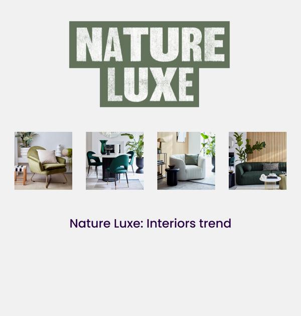 Biophilic design nature luxe trend