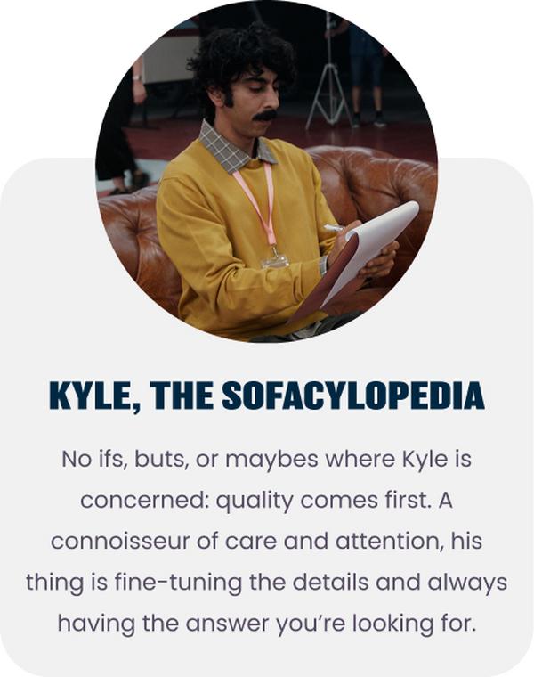 Kyle sofacylopedia