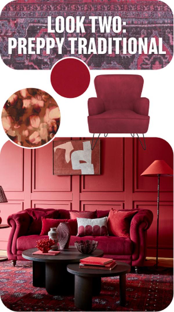 colour drenching trend preppy traditional