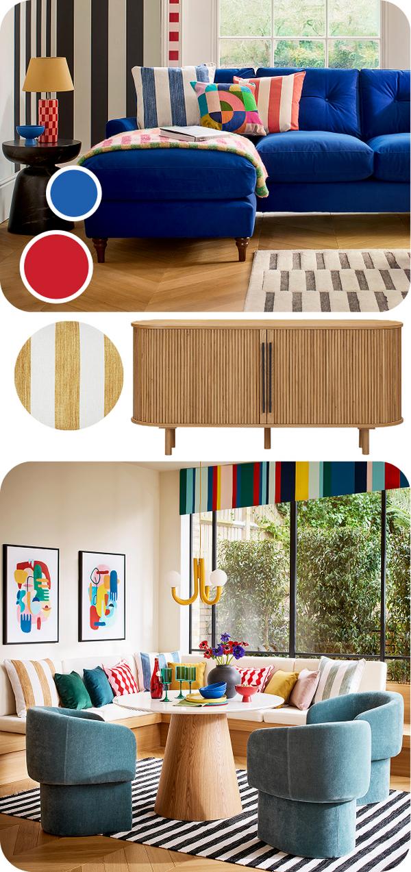 The Fun House trend with Paterdale sofa and Terzo dining