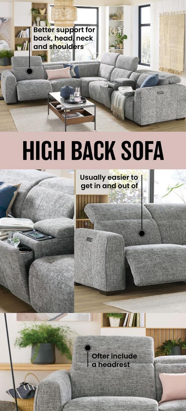 Dfs high new arrivals back sofa