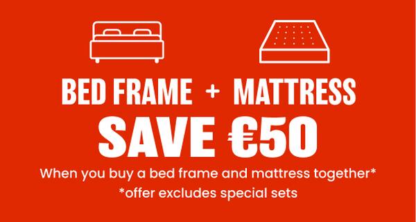 Save 50 offer on beds and mattresses
