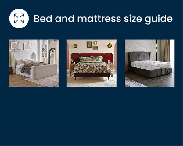 a variety of beds and mattresses