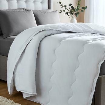 sealy duvet on bed