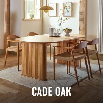 dining room decor with cade oak dining
