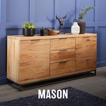 dining room decor with mason sideboard