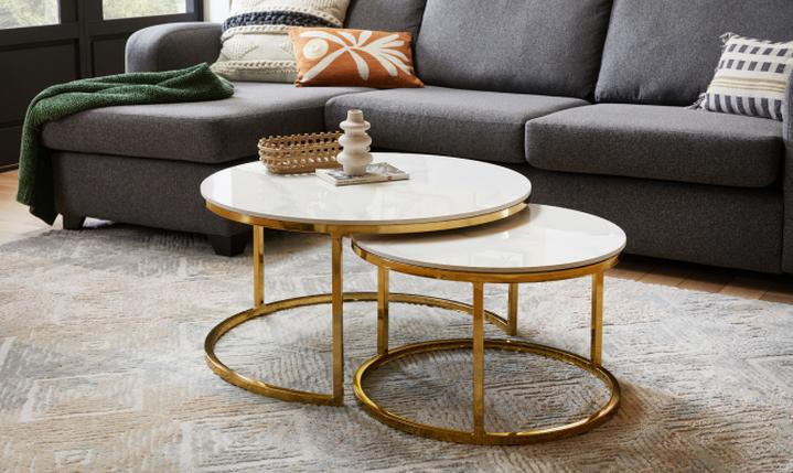 Decorating you home on a budget nest of tables
