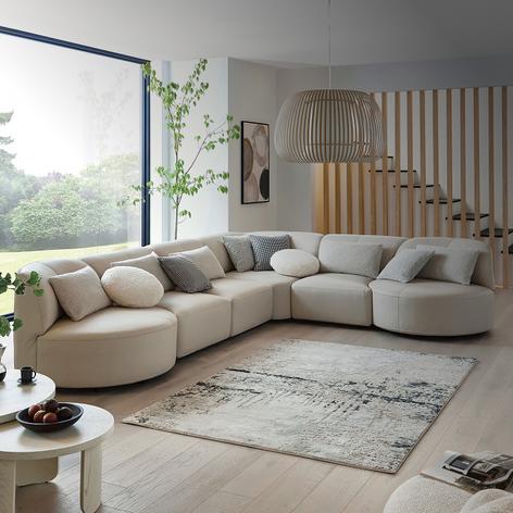 cream open ended corner sofa