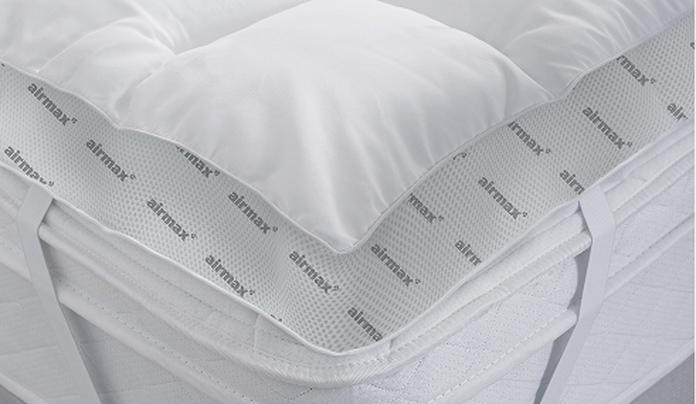 a mattress topper fitted to a mattress