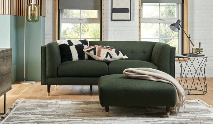 how to decorate a studio apartment with randall sofa