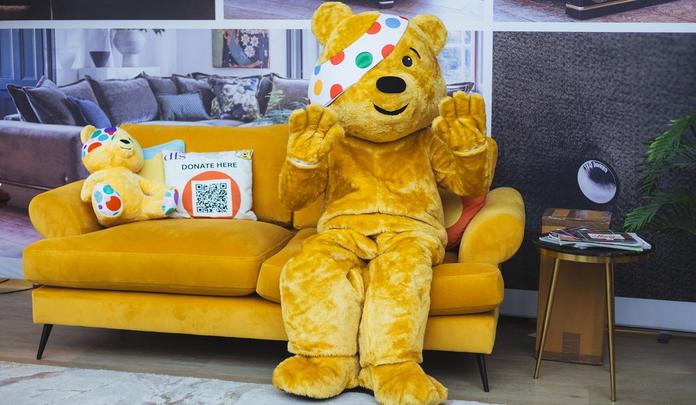 Children in Need with Pudsey Bear
