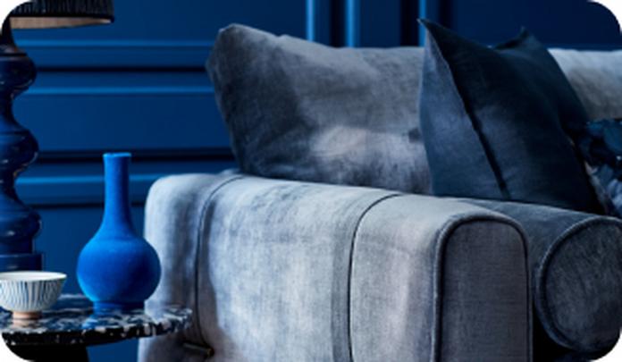 Colour drenching trend with highgate sofa