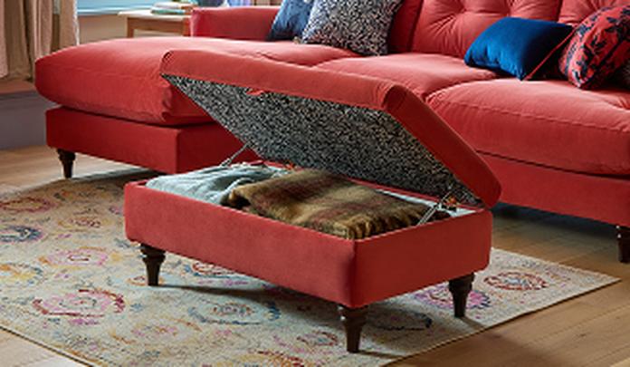 easter hosting guide with patterdale storage footstool