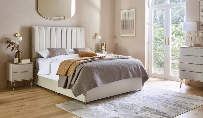 White bedroom ideas with Calliope bed