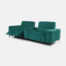 Cinesound Showcase cinema sofa in Teal velvet