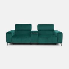 Cinesound Showcase cinema sofa in Teal velvet