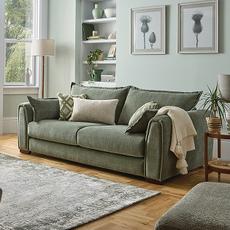 Green sofa