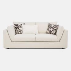 Kalista cream 3 seater sofa