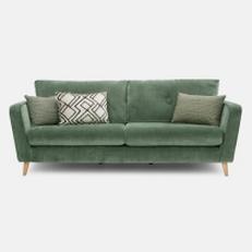 Carlisle green 4 seater sofa