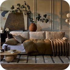 sofa bed made into a bed