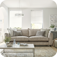 cream fabric sofa