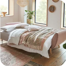 pink sofabed