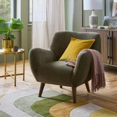 olive green living room ideas with minka chair