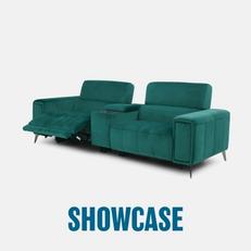 Cinesound Showcase cinema sofa in Teal velvet