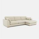 coastal glamour calix corner sofa