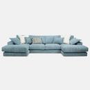 coastal glamour rest double corner sofa