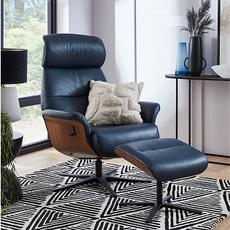 lucca reclining swivel chair