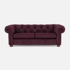 purple chesterfield sofa